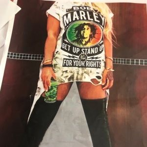 SHIRT DRESS BOB MARLEY